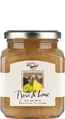Pyrus &Lime Fruchtaufstrich Birne und Limette Alpe Pragas 335g - 335 g