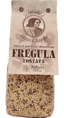 Lorenzo il Magnifico Fregula Nero di Seppia - mit Tintenfischtinte 500g - 500 g