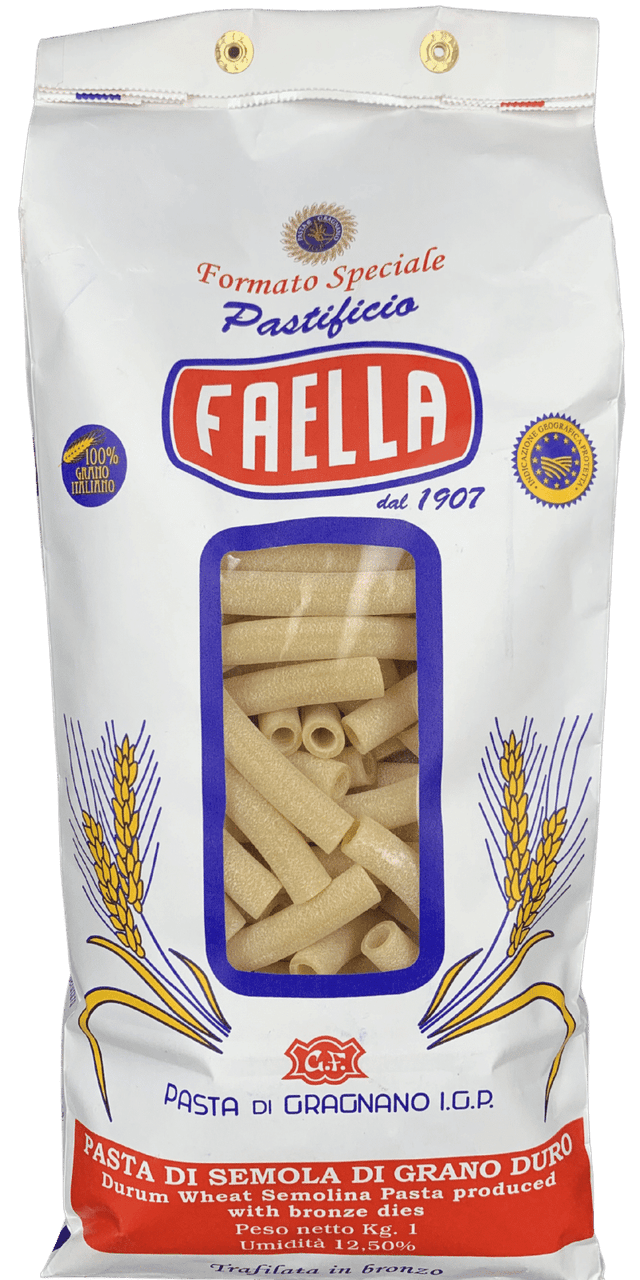Ziti Tagliati 1kg - Pastificio Faella Pasta di Gragnano IGP - 1 kg / Ohne Jahrgang