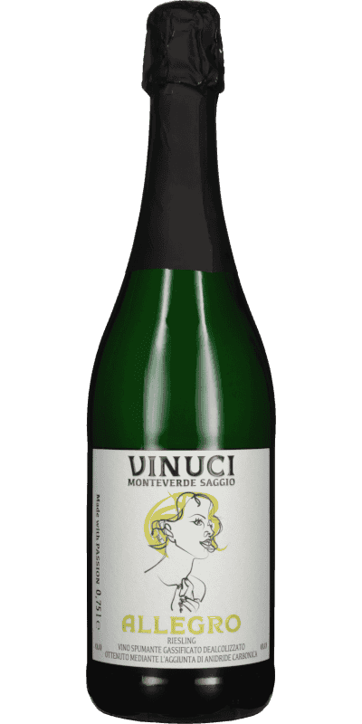'Allegro' Sparkling Riesling Alcohol Free - Vinuci