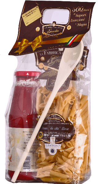 La Fabbrica della Pasta Pasta di Gragnano IGP Sempre Insieme - Kit Penne + Sugo - 1,2 kg