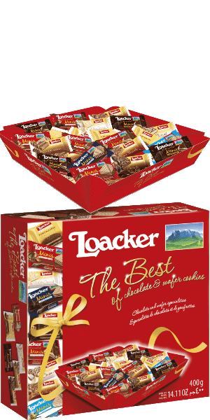 The Best of Chocolate &Wafer Cookies Loacker 400g - 400 g