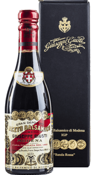 Giuseppe Giusti Banda Rossa 5 Medaglie d'Oro Aceto Balsamico di Modena IGP - 0,25 L