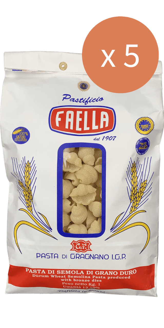 Gnocchi Sparpaket 5 x 1kg - Pastificio Faella Pasta di Gragnano IGP - 5 kg