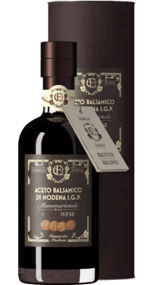 Aceto Balsamico di Modena IGP Sangiovese Monovarietale Sangiovese 100% Sangiovese Famiglia Fiorini - 0,25 L