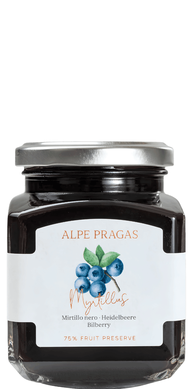 Myrtillus Heidelbeere Fruchtaufstrich Alpe Pragas 335g - 600 g