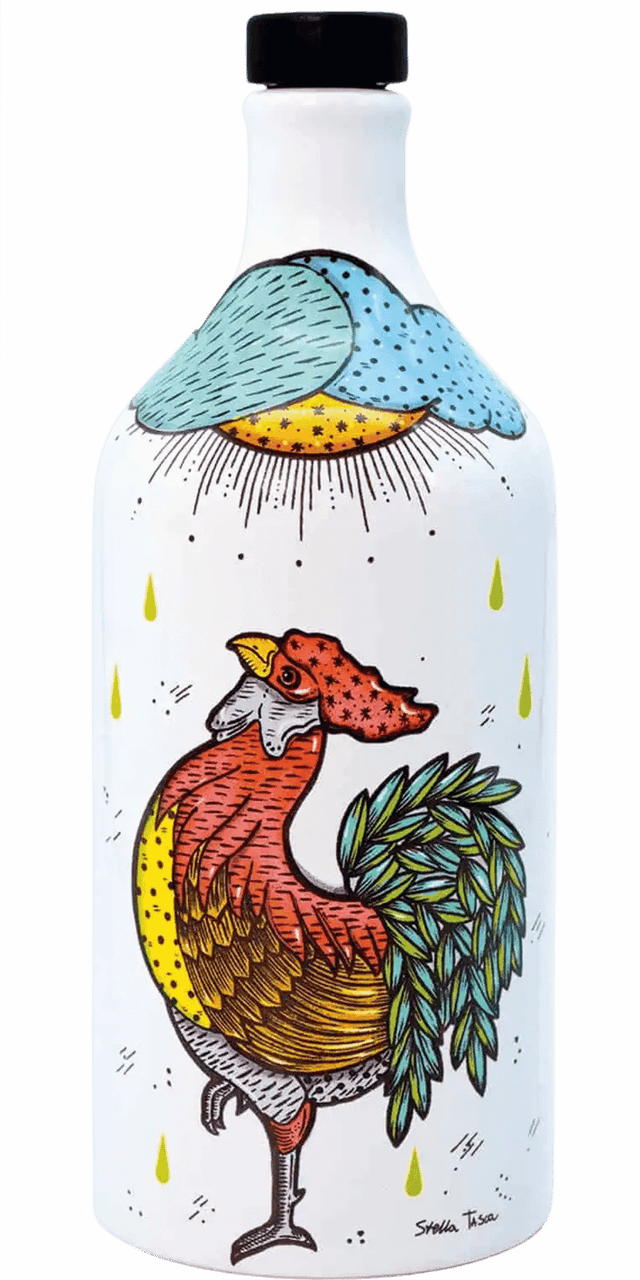 Frantoio Muraglia Fruttato Intenso Olio Extra Vergine di Oliva - Tonkrug Gallo - 0,5 L