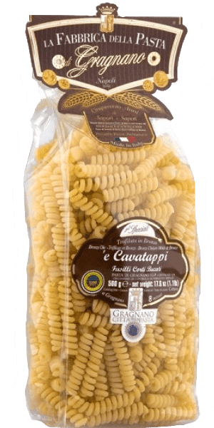 é Cavatappi Fusilli Corti Bucati IGP 500 La Fabbrica della Pasta Pasta di Gragnano - 500 g