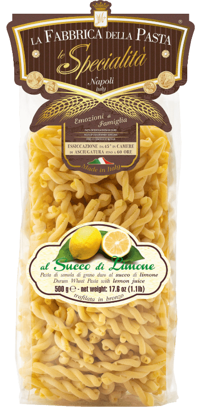 Riccioli al limone IGP La Fabbrica della Pasta Pasta di Gragnano - 500 g