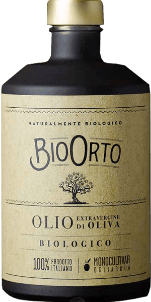Olio Extra Vergine di Oliva Ogliarola Monocultivar Bio Orto BIO 500ml - 0,5 L