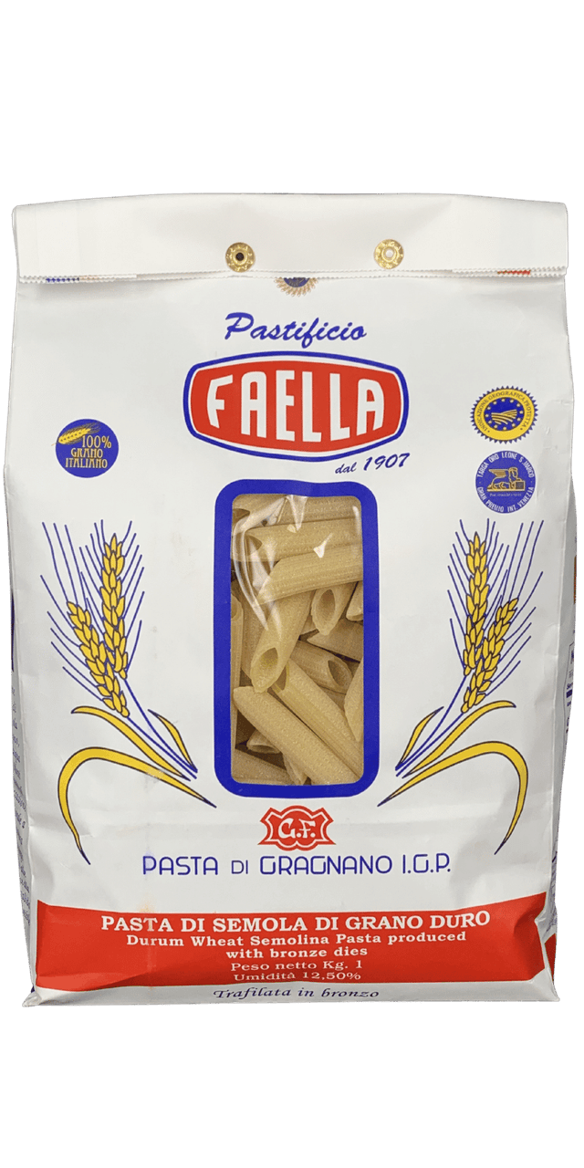 Penne Medie Rigate 1kg - Pastificio Faella Pasta di Gragnano IGP - 1 kg