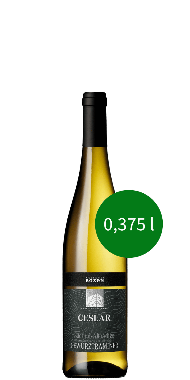 Ceslar Südtiroler Gewürztraminer DOC 0,375L - Kellerei Bozen - 0,375 L / 2025