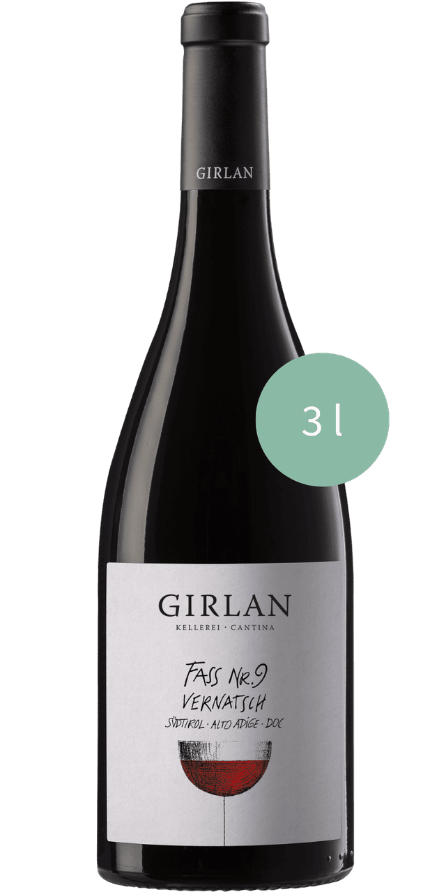 Fass Nr. 9 Südtiroler Vernatsch DOC - Kellerei Girlan - 1,5 L / 2025
