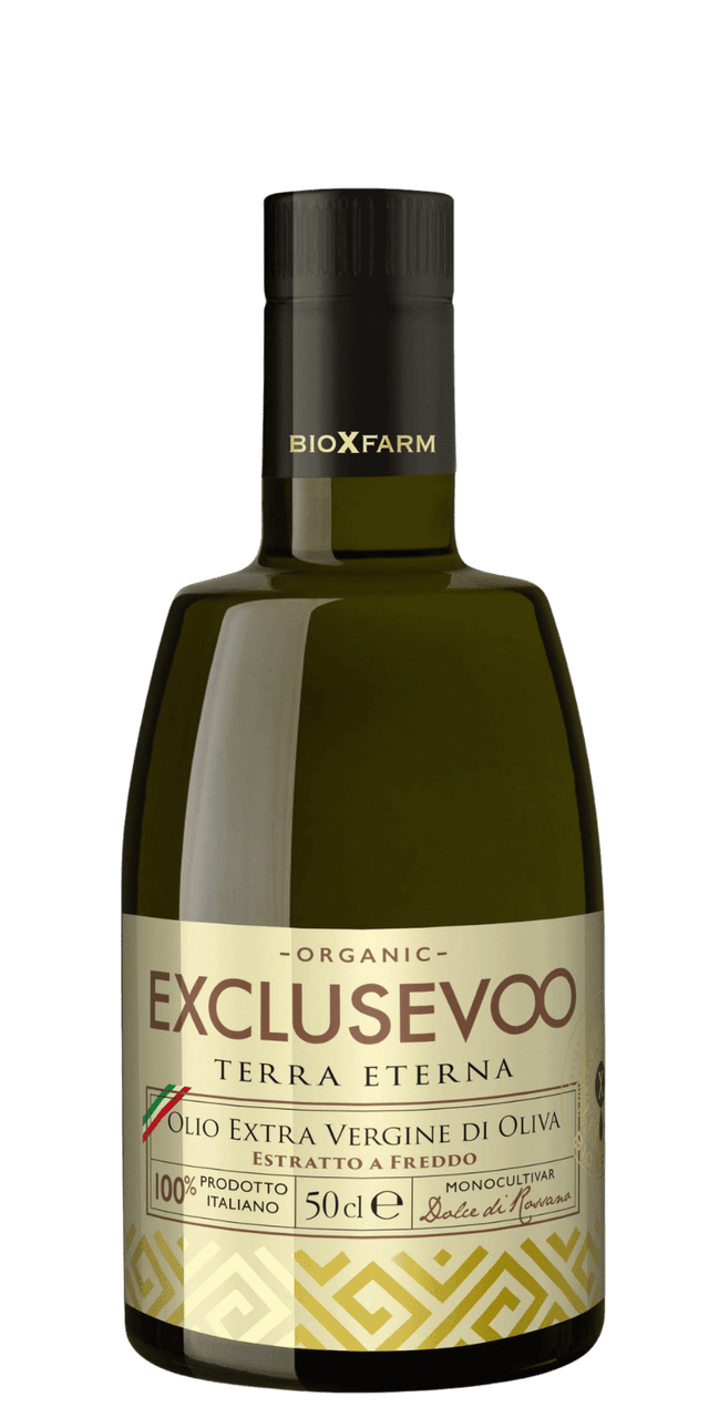 Exclusevoo Terra Eterna 50cl Olio extra verg. di Oliva - BioXFarm - 0,75 L