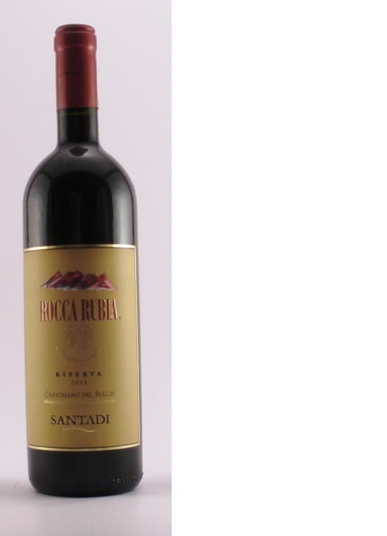 "Rocca Rubia" Carignano del Sulcis Riserva DOC - Santadi - 0,75 L / 2023