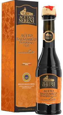 Aceto Balsamico di Modena IGP Invecchiato Etichetta Arancione CILIEGIO Acetaia Sereni - 0,25 L