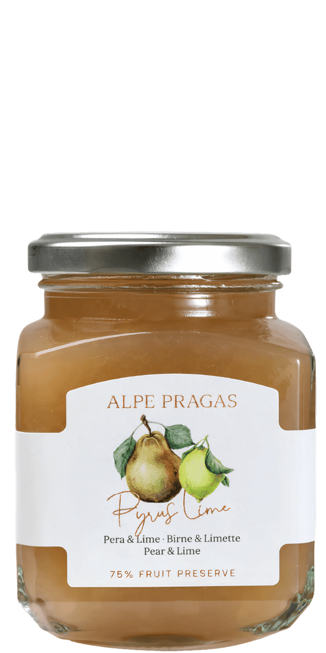 Pyrus &Lime Fruchtaufstrich Birne und Limette Alpe Pragas 335g - 335 g
