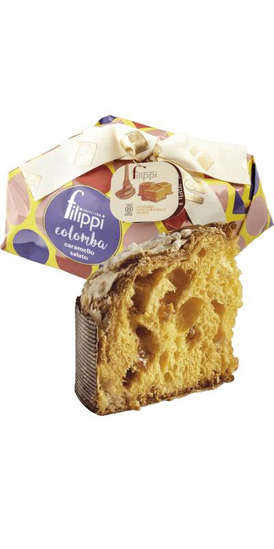 Colomba con caramello salato Filippi 750g - 750 g