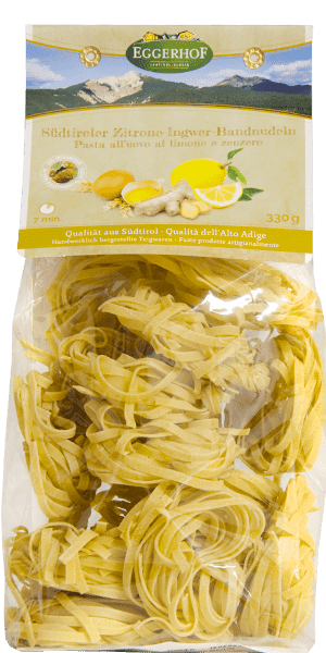 Eggerhof Südtiroler Zitrone-Ingwer-Bandnudeln 310g - 330 g