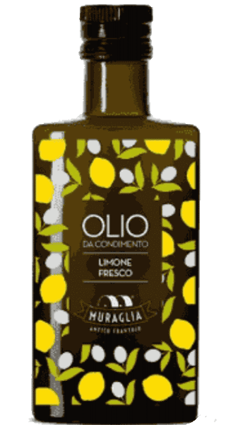 Frantoio Muraglia Olio Extra Vergine di Oliva da condimento Limone fresco - mit Zitrone - 0,2 L