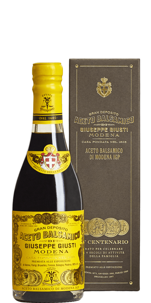 Giuseppe Giusti 4 Medaglie d'Oro Aceto Balsamico di Modena IGP - 0,25 L