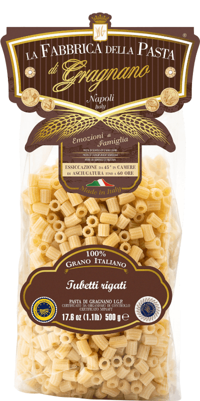 E' Tubetti Rigati IGP 500g La Fabbrica della Pasta Pasta di Gragnano - 500 g