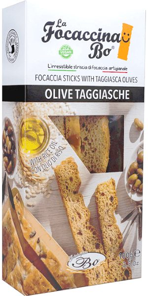La Focaccina Olive Taggiasche Panificio Grissinificio Bo - 100 g
