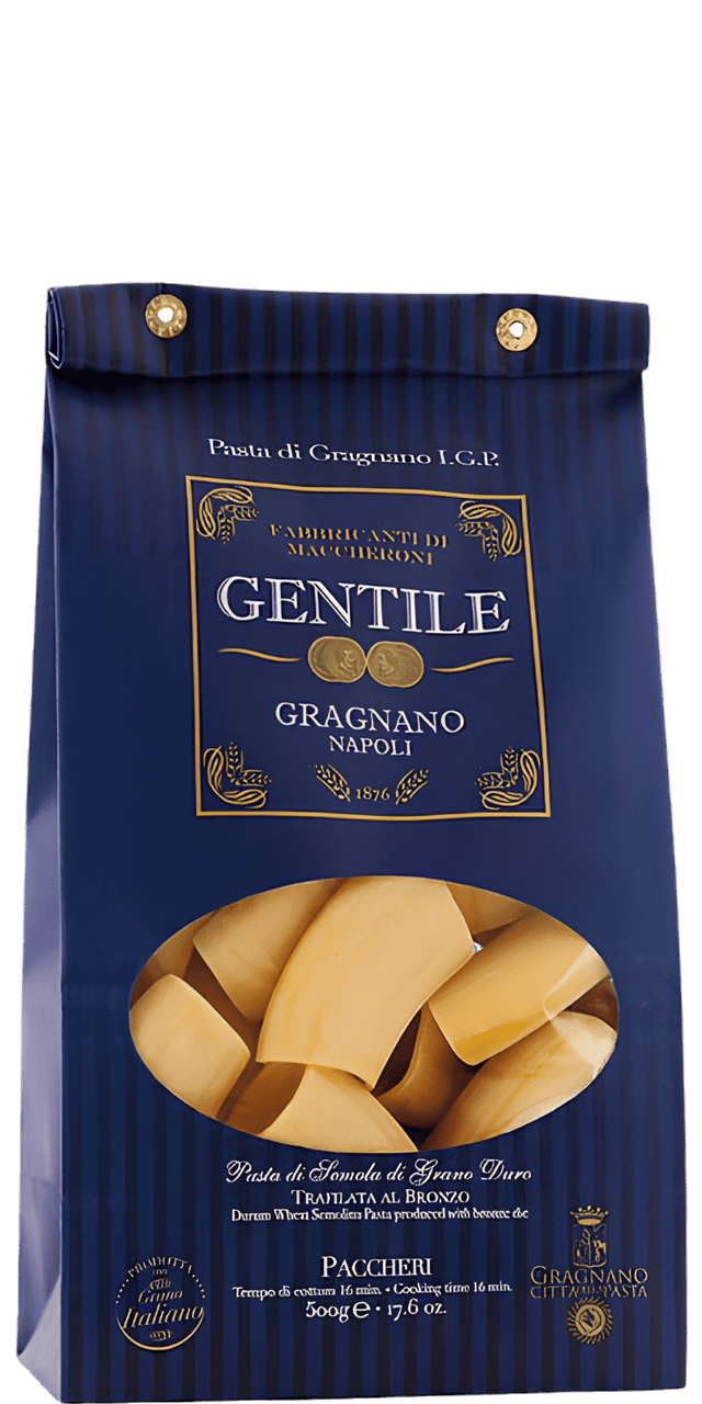 Pastificio Gentile Pasta di Gragnano IGP Paccheri 500g - 500 g