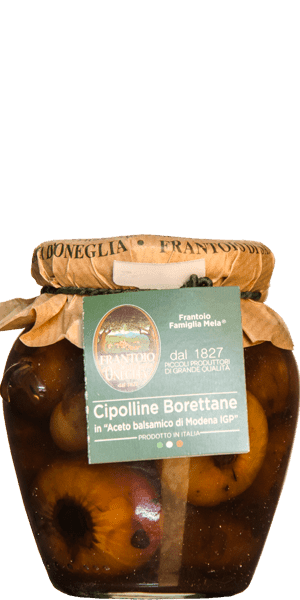Frantoio di Sant'Agata D'Oneglia Cipolline Borettane in Aceto balsamico di Modena IGP 290g - 290 g