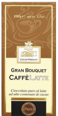 Caffe Latte Gran Bouquet Tafelschokolade Slitti - 100 g