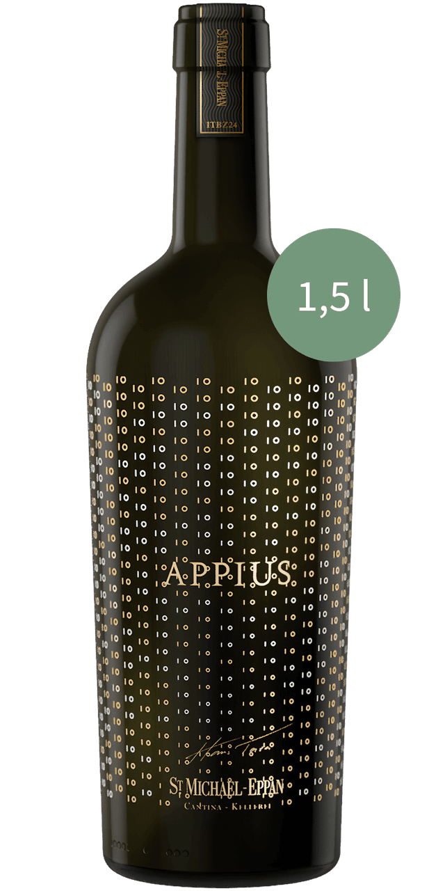 Südtiroler Weiß DOC Appius Magnum Holzkasette Kellerei St. Michael Eppan - 6 L / 2013