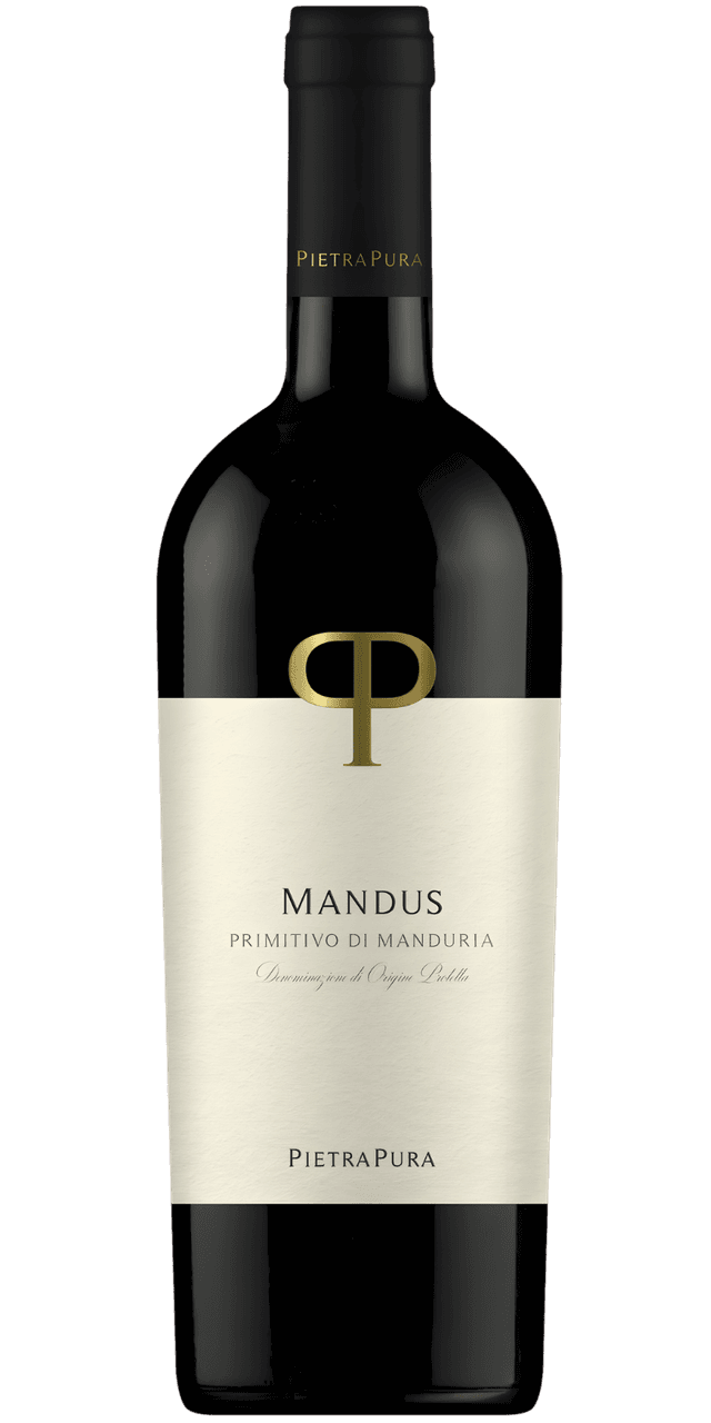 Mandus Primitivo di Manduria DOC - Pietra Pura - 0,75 L / 2024