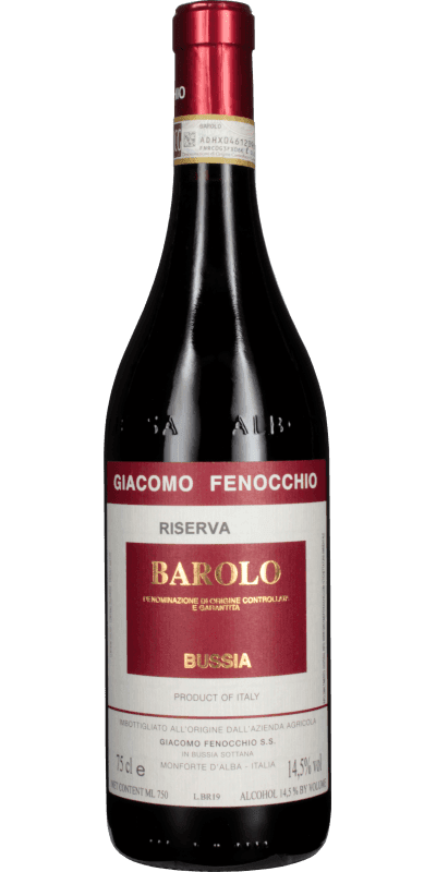 Barolo DOCG Bussia Riserva 90 dì Giacomo Fenocchio - 0,75 L / 2019