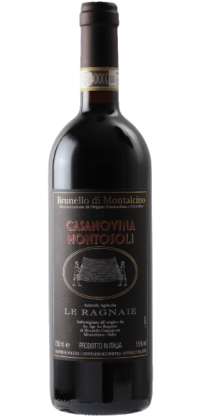 Brunello di Montalcino Casanovina Montosoli DOCG Le Ragnaie - 0,75 L / 2019