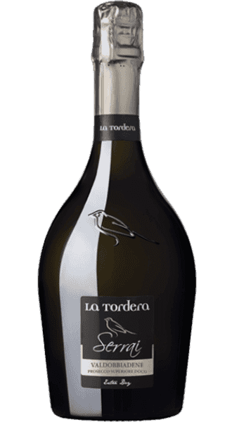 La Tordera Serrai Prosecco Valdobbiadene DOCG Extra Dry - 0,75 L / Jahrgang nicht bestätigt