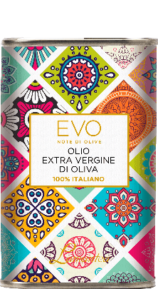 Olio Extra Vergine di Oliva Fruttato Medio Motiv Scacchi Lamantea Kanister 500ml - 0,5 L