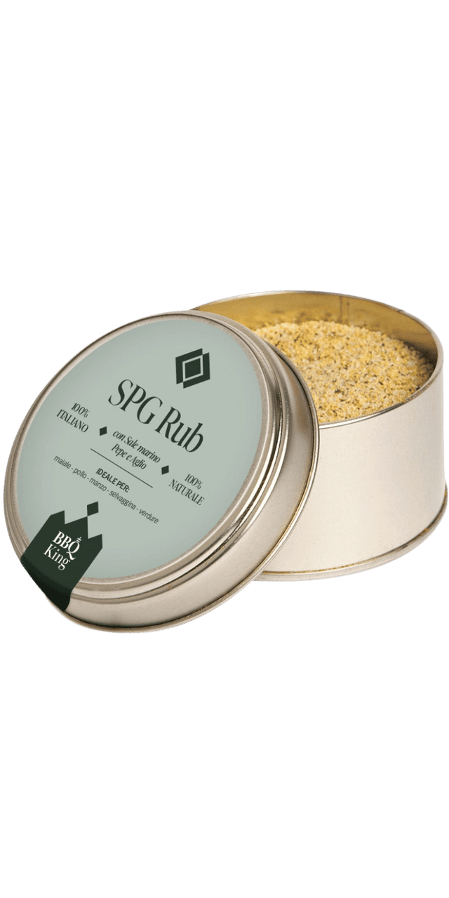 SPG Rub (Salt Pepper Garlic) 70g - BBQ King - 70 g / Ohne Jahrgang