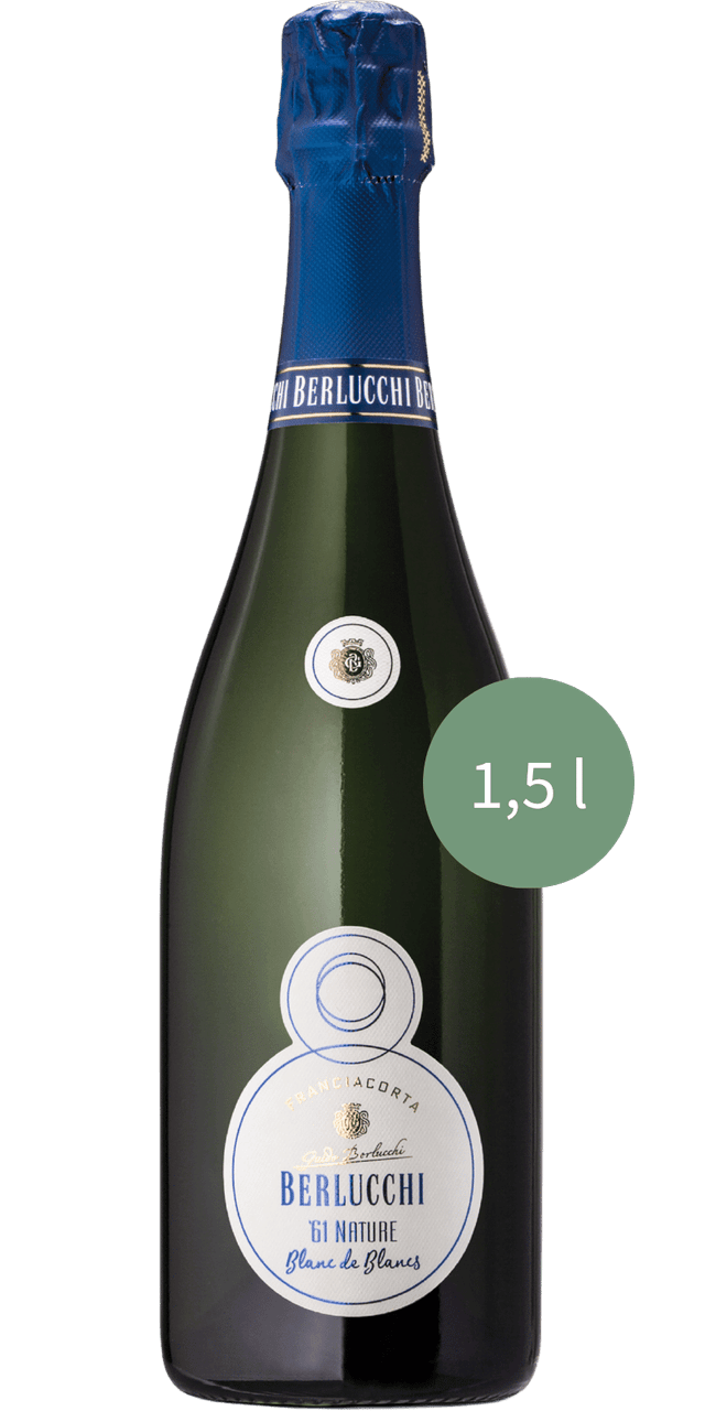 Berlucchi Franciacorta '61' Brut Nature Blanc del Blancs Millesimato 1,5L - 1,5 L / 2016