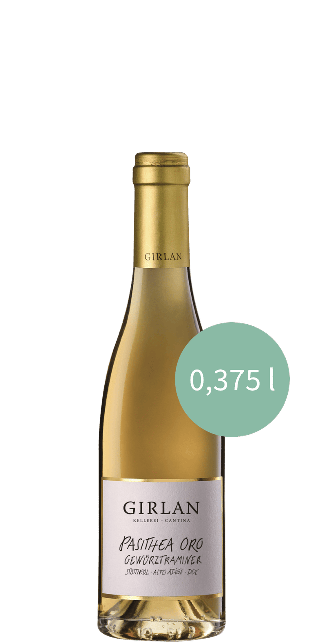 Pasithea Oro Südt. Gewürztraminer Spätlese DOC - Kellerei Girlan - 0,375 L / 2024