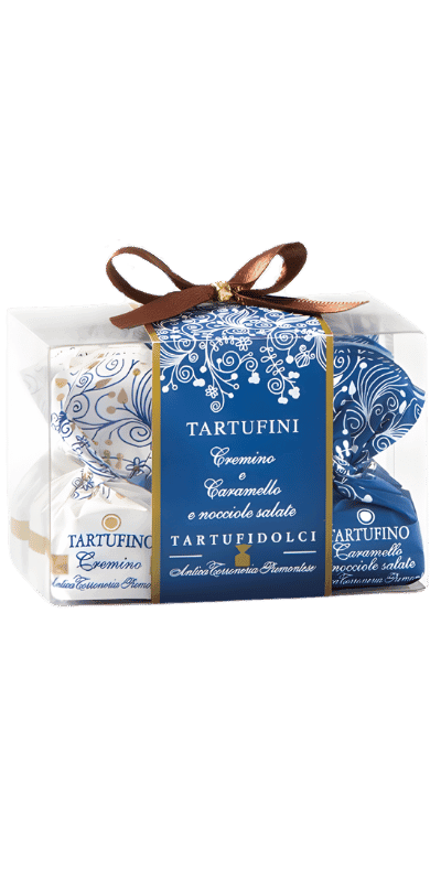 Tartufini Cremino e Caramello e Nocciole Salate 9stk - Antica Torroneria Piemontese - 63 g / Ohne Jahrgang