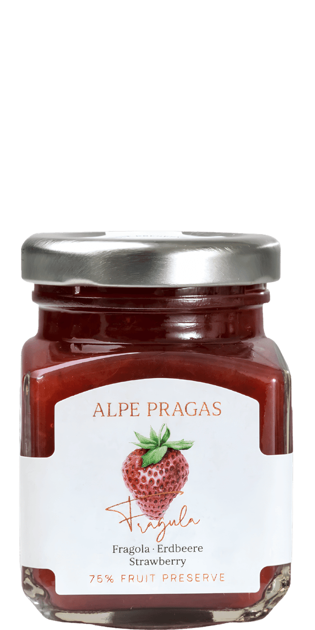 Fragula Erdbeere Fruchtaufstrich Alpe Pragas 335g - 335 g Fragula Erdbeere Fruchtaufstrich Alpe Pragas 335g - 335 g