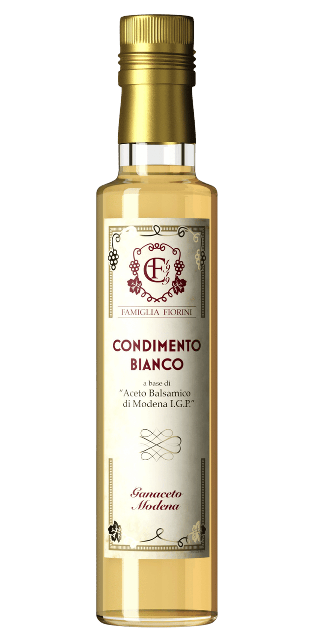 Condimento Bianco a base di Aceto Balsamico di Modena IGP 1 Fiorino Bronzo Famiglia Fiorini - 0,5 L Condimento Bianco a base di Aceto Balsamico di Modena IGP 1 Fiorino Bronzo Famiglia Fiorini - 0,5 L