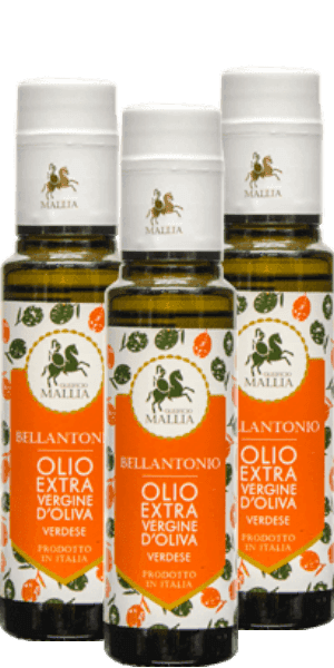 Oleificio Mallia Olio Extra Vergine di Oliva Bellantonio 3x 100ml