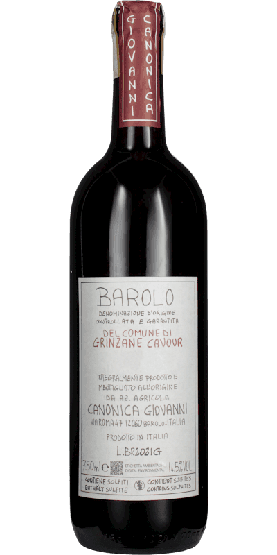 Barolo DOCG Grinzane Cavour Canonica