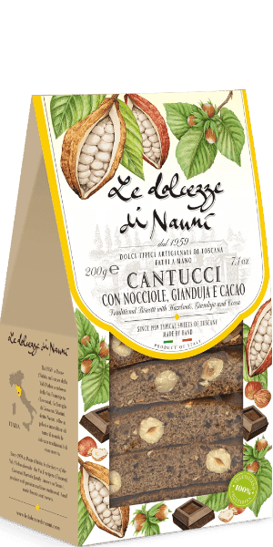 Dolcezze di Nanni Cantucci Nocciole Gianduja e Cacao