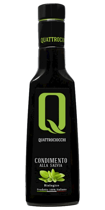 Quattrociocchi Condimento a base di Olio Extra Vergine con Salvia
