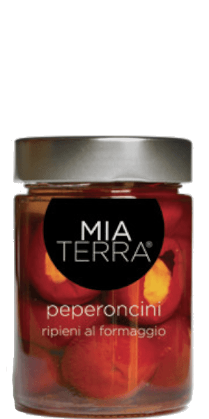 Mia Terra Minipaprika mit Frischkäse gefüllt