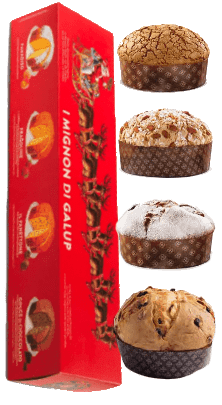 Panettone I Mignon Collection Christmas 4x100g Galup