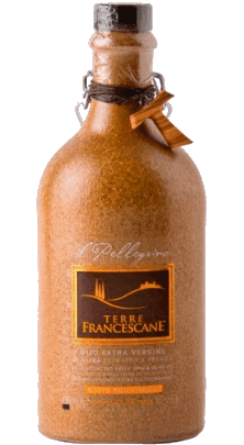 'Il Pellegrino' Olio Extra Vergine di Oliva Keramikflasche - Terre Francescane