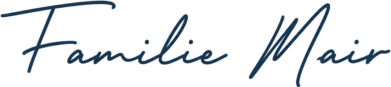 Unterschrift der Familie Mair